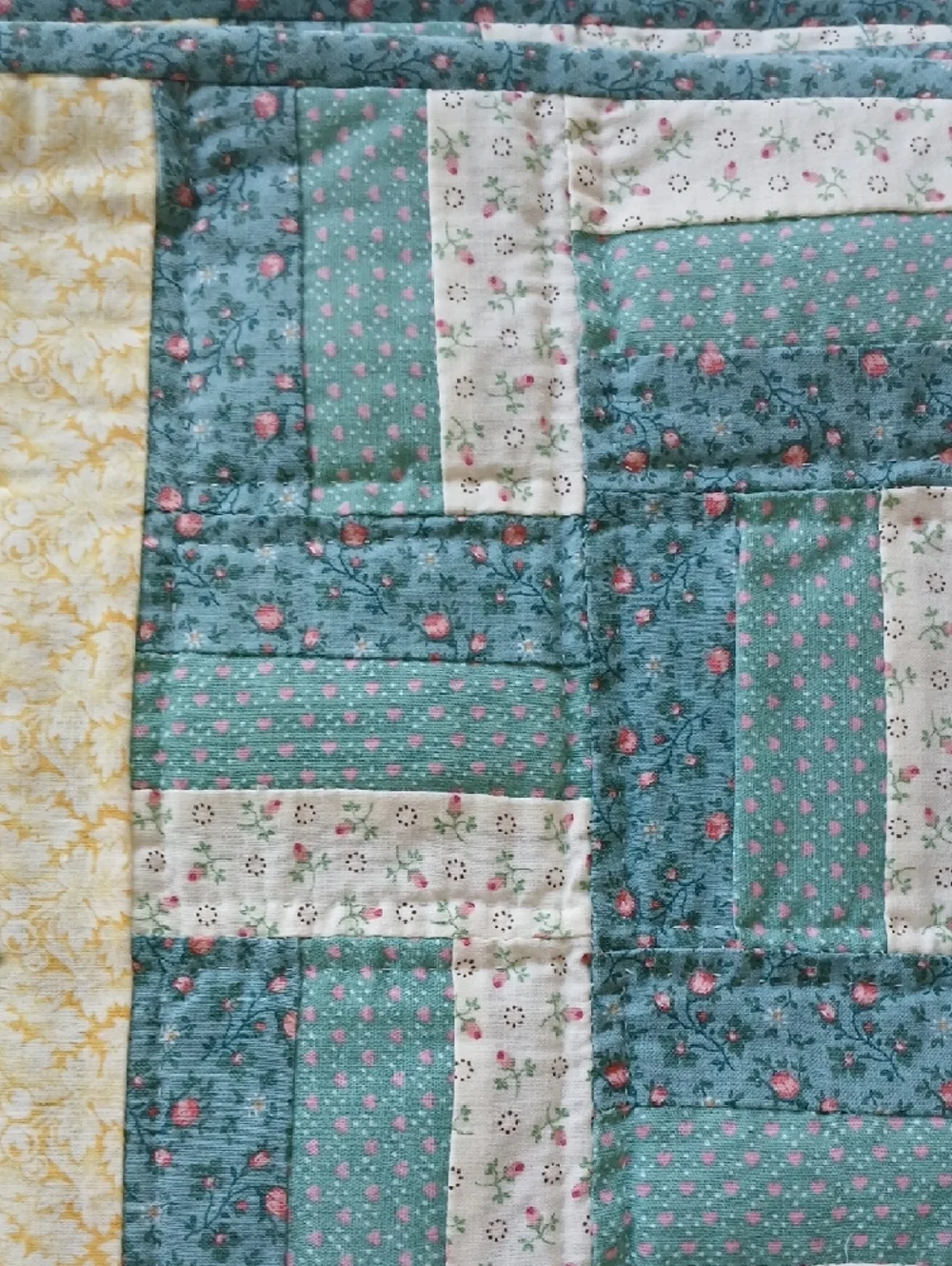 Handcrafted Quilted Reversible Placemats Set of 6